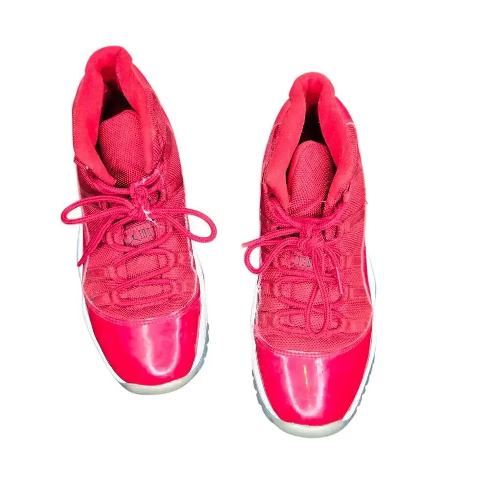 Jordan 11 Retro Red Boy's Sneaker Size: 5Y‎